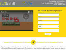 Tablet Screenshot of buzz-meter.com